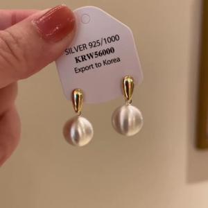 Unique Fashionable Matte Metal Ball Earrings Handmade Alloy Spring Autumn Luxury Feelings Womens Jewelry Fashion Accessories