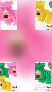 Bộ đồ bé gái cánh tiên in hinh labubu cho bé từ 6kg-27kg.GBEO03.SUKAKIDS