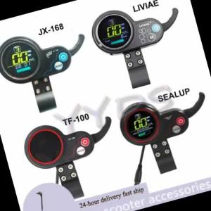 Choice Electric Scooter LCD Display Meter Panel Power Switch Throttle 36V 48V Universal TF-100 SEALUP JH-01 LIVIAE NJAX-T