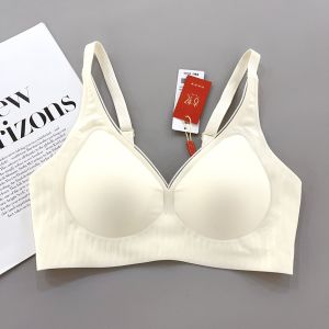 Gufei G1066 Seamless Intimates Womens Thin Small Chest Gathered without Wire Accessory Breast Push up Push-up Soft Support Bra