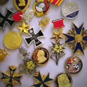 LZD  Hàng Sẵn Huy Chương Huân Chương Chiến Công Liên Xô   Nga USSR Bộ Sưu Tập Huy Hiệu Kim Loại Chải