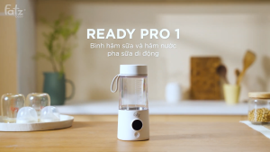 Bình hâm sữa và hâm nước pha sữa di động FATZ BABY Ready Pro 1 FB3805FD hâm sữa từ 37-72 độ C