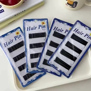 Jepitan Rambut Lidi Bob Pin Lurus dan Gelombang