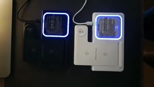 3 in 1 Wireless Charger Portable Foldable Fast Charging15W suitable for Apple Huawei wireless fast charging watch