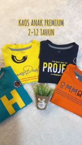 Atasan Anak Laki-Laki: Baju Kaos Distro Usia 1-12 Tahun