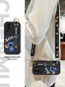 Cute Steeleye Phone Case for OPPO Reno 14 13Pro 12 10/11 8 SE Womens New Model Soft Silicone Strap Bracket Lanyard Protective Cover