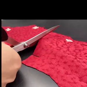 กรรไกรตัดผ้า กรรไกรสแตนเลส กรรไกรตัดหนัง ภาพเจ้า น้ำหนักเบา ขนาดใหญ่ ถูกกระทำให้ดูดีทนทาน