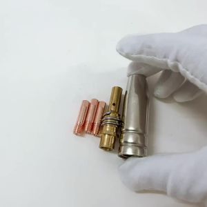 MB15 15AK MIG Welding Contact Tip 0.6mm 0.8mm 0.9mm 1.0mm 1.2mm Protective Nozzle For Rilon Riland Jasic Welding Supplies