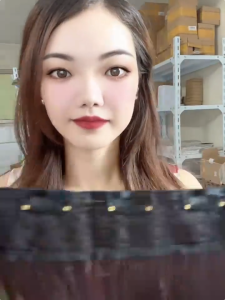 60CM Long Wig Clip in Hair Straight Extensions Soft Wigs Natural Women Hair Wig