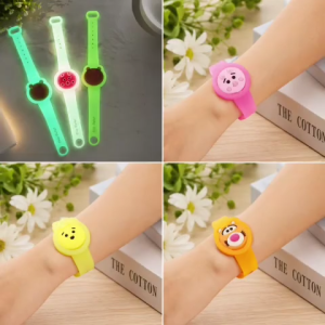 VÒNG TAY HÌNH THÚ CHO BÉ COMBO 2 – VÒNG ĐEO ĐUỔI MUỖI TRẺ EM PHÁT SÁNG 205MM DỄ THƯƠNG