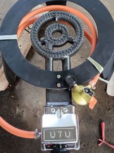 1 Set Kompor mata seribu untuk boiler laundry kapasitas 15L