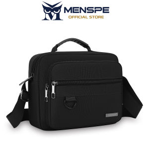 MENSPE Fashion Shoulder Bag Business Laptop Bag Waterproof Messenger Bag Portable Travel Bag Large Capacity Handbag Cross Body Bag Lightweight Casual Bag Leisure Sport Street Bag