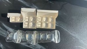 1/2/4pcs Acrylic Door Stopper Transparent  Floor Door Stops Self Adhesive Hidden Wall Buffer for Protection of Wall and Furniture