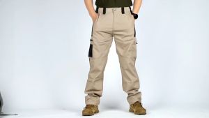 TECTOP Mens Waterproof Tactical Pants Outdoor Hiking Cargo Pants Sports Jogger Trousers Loose Overalls