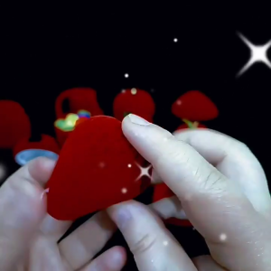 Red Rose Jewelry Box Earrings Surprising Gift Holder Proposal Supplies Portable Ring Case Engagement Wedding