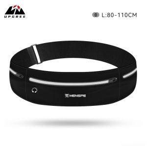 UPGREE เอวกีฬากระเป๋าคาดเอวกระเป๋าคาดเอวข้ามร่างกายกระเป๋ากระเป๋าหน้าอกปรับได้กระเป๋าวิ่งข้ามตัวกระเป๋ากันน้ำกระเป๋าเงินเอวคาดเอวแฟนนี่แพ็ควิ่งเหยาะ ๆ เข็มขัดแฟนนี่กับแถบสะท้อนแสงสำหรับออกกำลังกายกลางแจ้งกีฬา