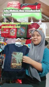 Code8.id DTF2 Baju Kaos Distro Harian Setelan Anak Laki Laki Karakter Pesawat Tempur Perang Keren