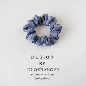 DUOSHANG | Dây buộc tóc bằng satin màu tím dành cho nữ