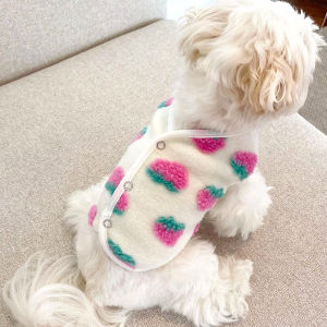 Warm Pet Vest for Small Dogs And Cats Teddy Bichon Pomeranian Yorkie Autumn New Style Cute Animal Shaped Clothes