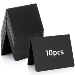 10/20Pcs Mini Chalkboard Signs Rewritable Message Board Seat Cards Food Labels for Retail Display Special Events Party Buffet