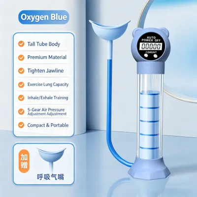 Kebidumei Count Breathing Dumbbell Unisex Abdominal Muscle Core Strength Trainer Lung Capacity Training Device Facial Toning Device Improve Pelvic Floor Muscles