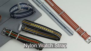 20Mm 22Mm Quân Đội Dây đeo đồng hồ bằng ni lông dây đeo NATO Sáng Vòng tay phát sáng Nylon Weav Ban Nhạc Cho Swatch X Blancpain Doanh Năm Đại Dương Vòng Đeo Tay Nam Cực/Ấn Độ/Đại Tây Dương/Thái Bình Dương/Bắc Cực dòng Về Đại Dương Dây Đeo