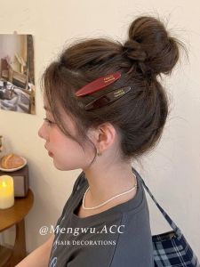 MENGWU | Red-brown Versatile Hair Clips
