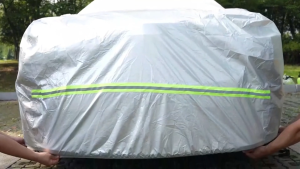 GTIOATO 3 Layers Car Cover Outdoor Protection Waterproof Penutup Sarung Kereta Universa 汽車遮陽 Car Accessories