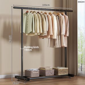 ZHUANJIAO | Giá Đỡ Quần Áo Đôi Di Động