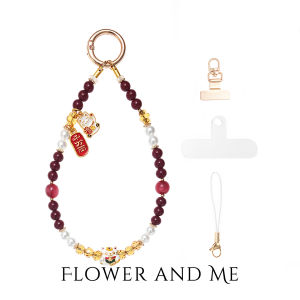 Delicate Pearl Cat Phone Chain for Women Elegant Luxury New 2025 Trendy Minimalist Mobile Phone Lanyard Festive Creative Gift