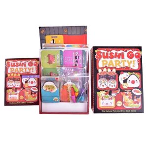 Sushi Go Card Board Puzzle Game Family parent-child Gathering Adult Kids Gift Toys Game 寿司GO 吃货家庭亲子聚会卡牌桌游