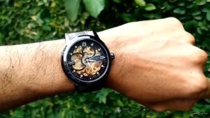 FNGEEN 6018 Otomatis Jam Tangan Pria Anti Air Original 100% Stainless Steel Luxury Mekanis Watch