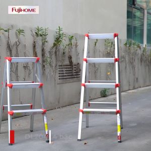 Thang ghế nhôm 3 - 6 bậc chữ A Nhập Khẩu xếp gọn Thang chữ A gia đình đa năng gấp gọn FUJIHOME step ladder