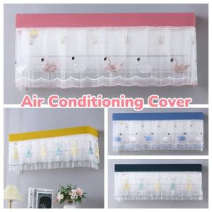 Lace Wall Mounted Air Conditioner Cover Dust Protection Cover for Air Conditioners Home Decoration