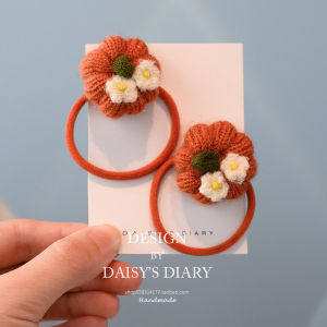 Cute Children's Hair Ties: Strawberries & Pumpkins Elastic Hair Bands
