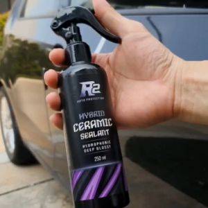 R2 Hybrid Ceramic Sealant Hydrophobic Deep Glossy Semi Coating Pengkilap Mobil Motor Kesayangan
