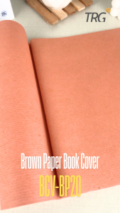 TRG Sampul Buku Tulis Kertas Kwarto Quarto Boxy Coklat BCV-BP20 SIDU 38 58 Big Boss 42 50 Lembar Isi 20 Brown Paper Book Cover