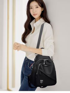 กระเป๋าเป้สะพายหลังผ้าอ็อกซ์ฟอร์ดสำหรับเดินทางแบบลำลองสำหรับผู้หญิง ความจุขนาดใหญ่ กระเป๋าเป้สะพายหลังสำหรับคุณแม่ กระเป๋าสะพายไหล่แบบลำลองสำหรับเดินทาง