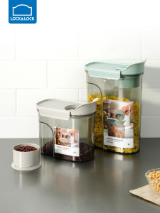 LocknLock | Large Capacity Transparent Sealed Storage Box with Measuring Cup Pet Food Dustproof