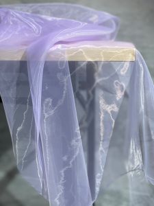 Soft Skin-Friendly Liquid Texture Water Light Mesh Silk Smooth Hanfu Designer Fabric Transparent Gauze Material for DIY Crafts