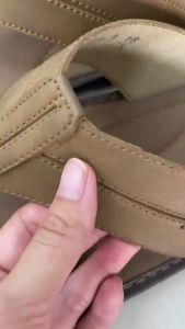 Sandal Jepit Bata Kulit asli Pria Original 2024 Cowok Dewasa Kekinian Model Terbaru