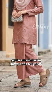Dans Kasut Tapak Lembut Selesa Ringan Comfort Wanita / Perempuan - Hitam / Khaki AP548192