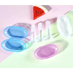 (HoảTốc1h) Rơ lưỡi silicon cho bé siêu mềm - Chà răng đánh răng silicon cao cấp rơ lưỡi xỏ ngón