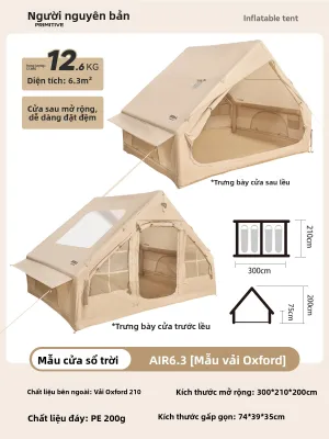 The Primitive | Lều Dã Ngoại Phao Khí Chống Thấm Nước Bền Đỡ