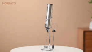 เครื่องตีฟองนมไฟฟ้า ขนาดเล็ก ไร้สาย สำหรับฟองนมคาเฟ่ กาแฟมอคค่า ฟองนมอุ่น พกพาง่าย