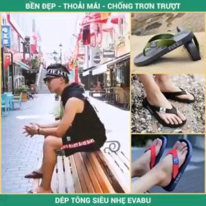 Dép Tông Nam EVABU Bền Bỉ Thoải Mái Chống Trơn Trượt