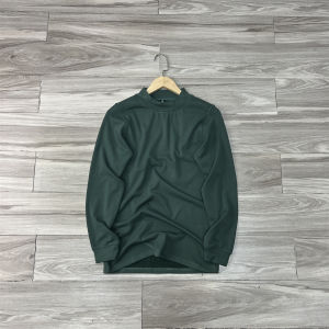 Self-Heating Fleece Lined T-Shirt Half High Collar Outdoor Warm Windproof Mens Fashion Urban Style Long Sleeve Basic Mass Market