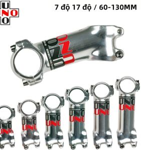 UNO | Silver Adjustable Short and Long Bicycle Handlebar Stem