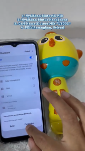 Multifungsi Mikrofon Anak Bluetooth Wireless Speaker Mainan Mikrofon Kartun Nyanyi Anak Perempuan