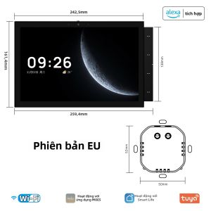 MOES | Bảng Điều Khiển Nhà Thông Minh MOES Tuya 10.1 Inch Màn Hình Cảm Ứng Tích Hợp Bluetooth Zigbee Gateway Hỗ Trợ Intercom Tương Thích Với Wi-Fi